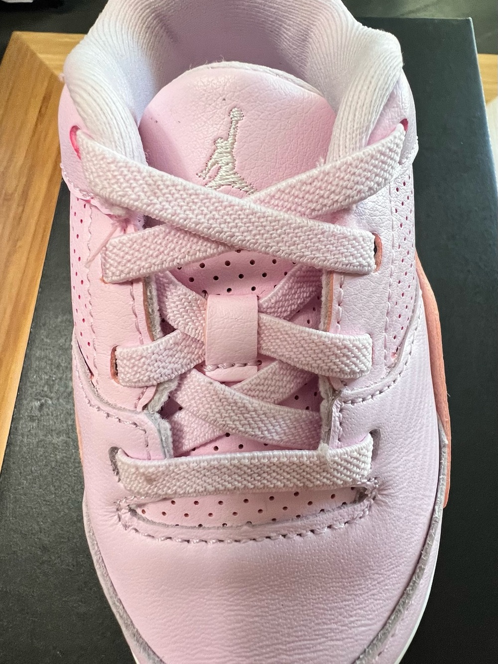 Jordan Kids' 7C Light Pink Sneakers